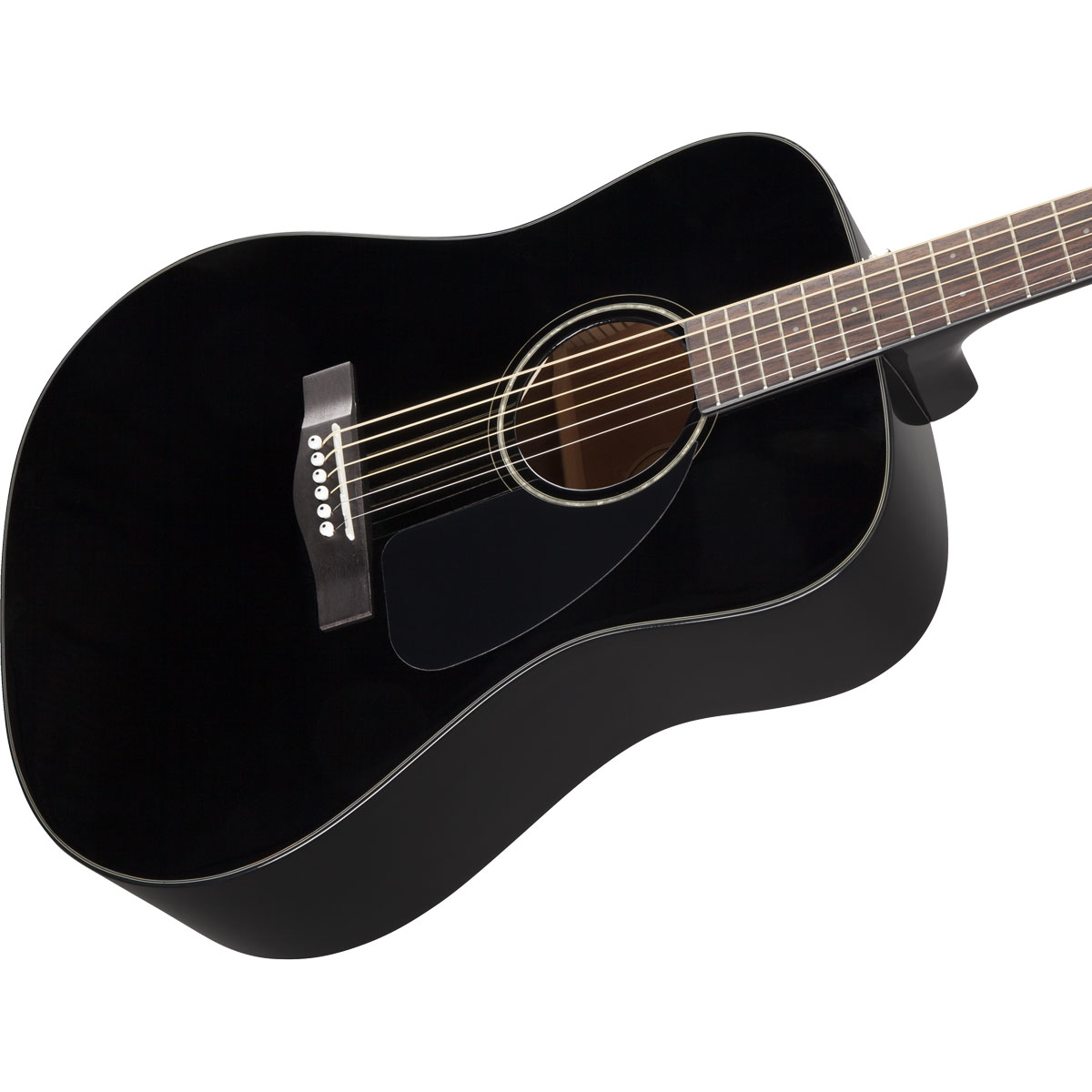 Foto 4 pulgar | Guitarra Acústica Fender color Negro Classic Design CD-60 Dread V3 DS Black Gloss Polyurethane con Estuche