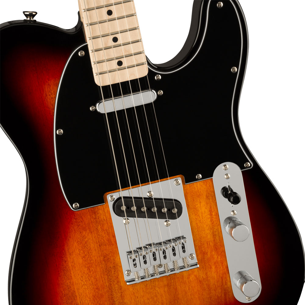 Foto 4 pulgar | Guitarra Eléctrica Fender Squier Affinity Series Telecaster Sunburst