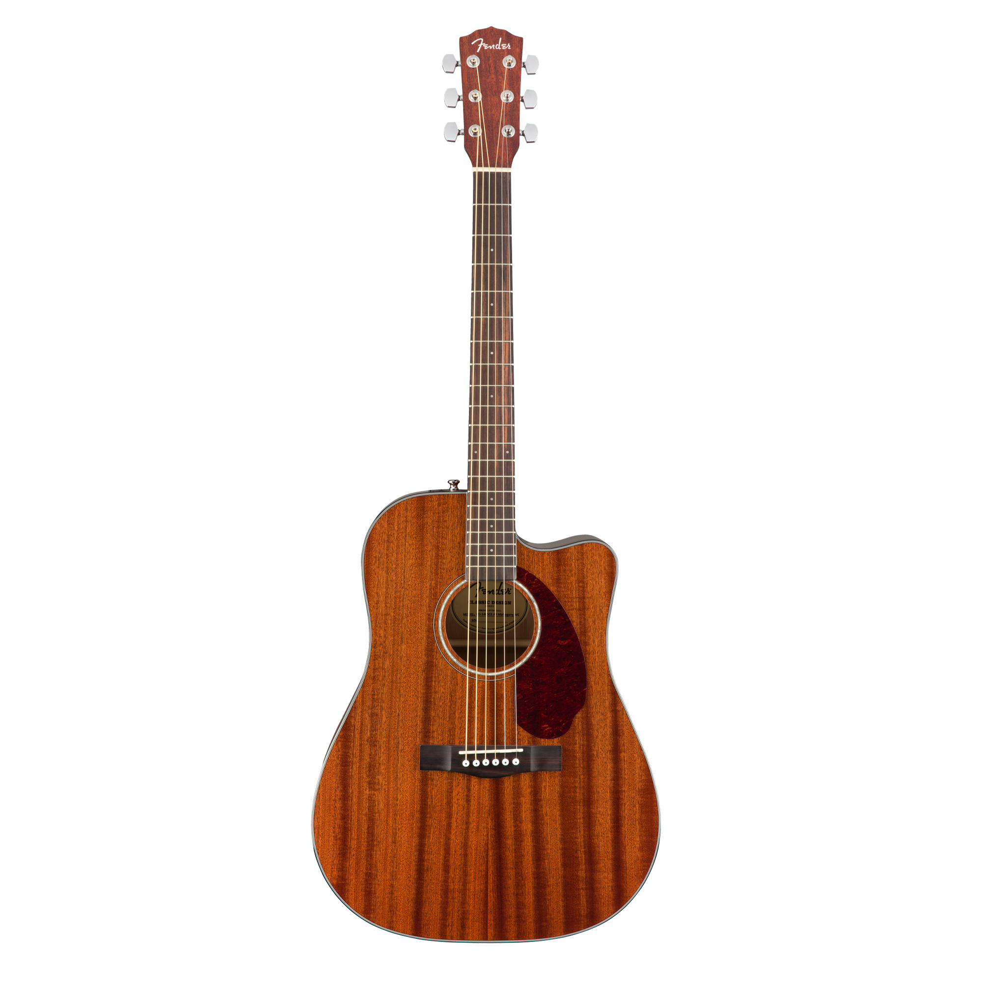 Guitarra Electroacústica Fender Cd-140sce All-mahogany Marrón