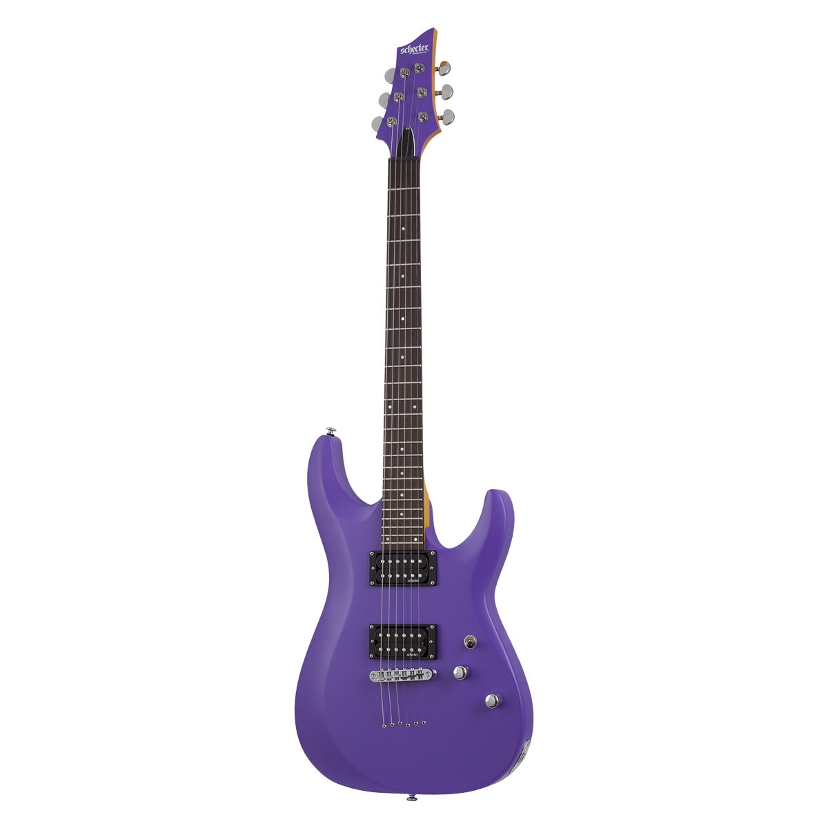 Guitarra Eléctrica C-6 Deluxe Schecter Púrpura Satinado $9,798