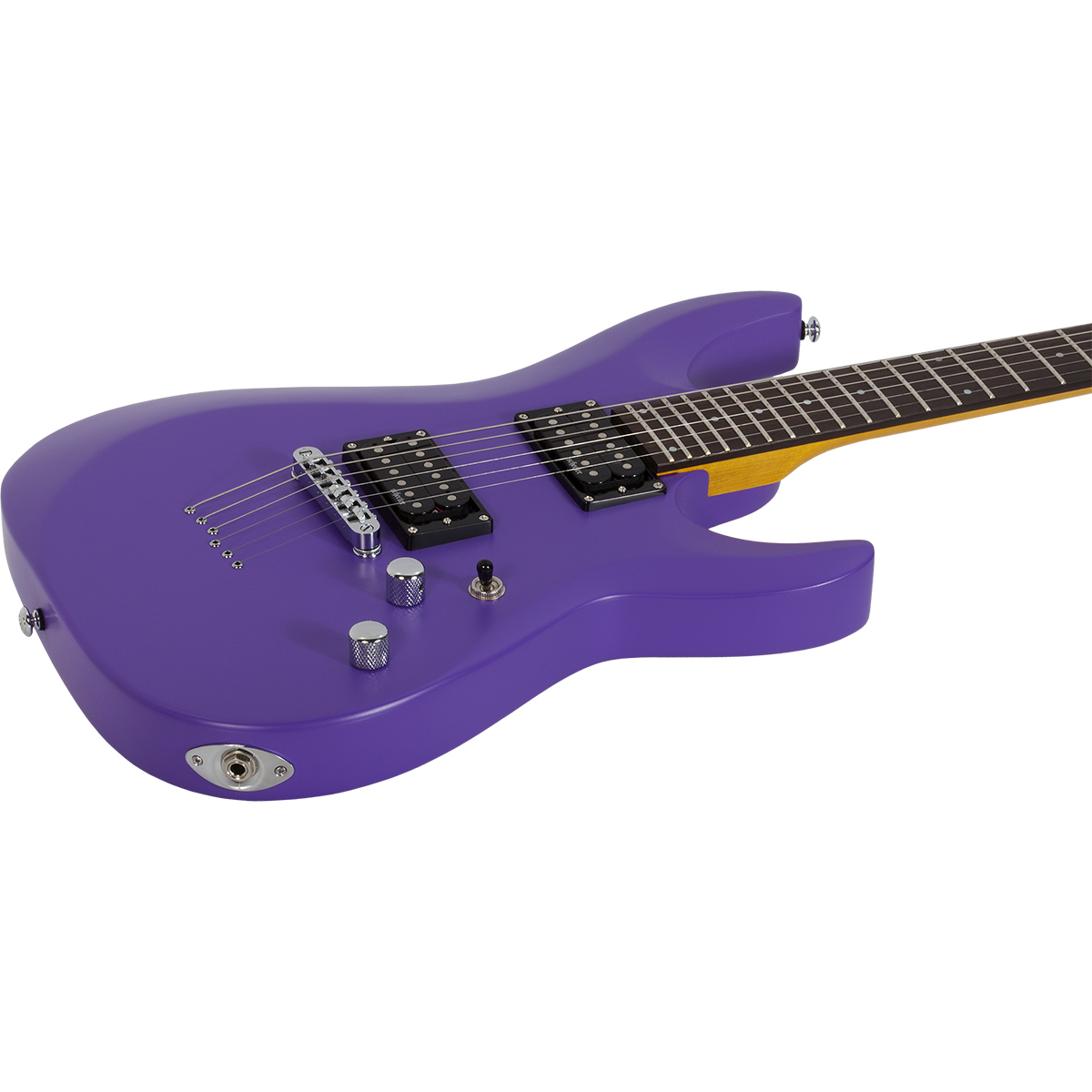 Foto 5 pulgar | Guitarra Eléctrica C-6 Deluxe Schecter Púrpura Satinado