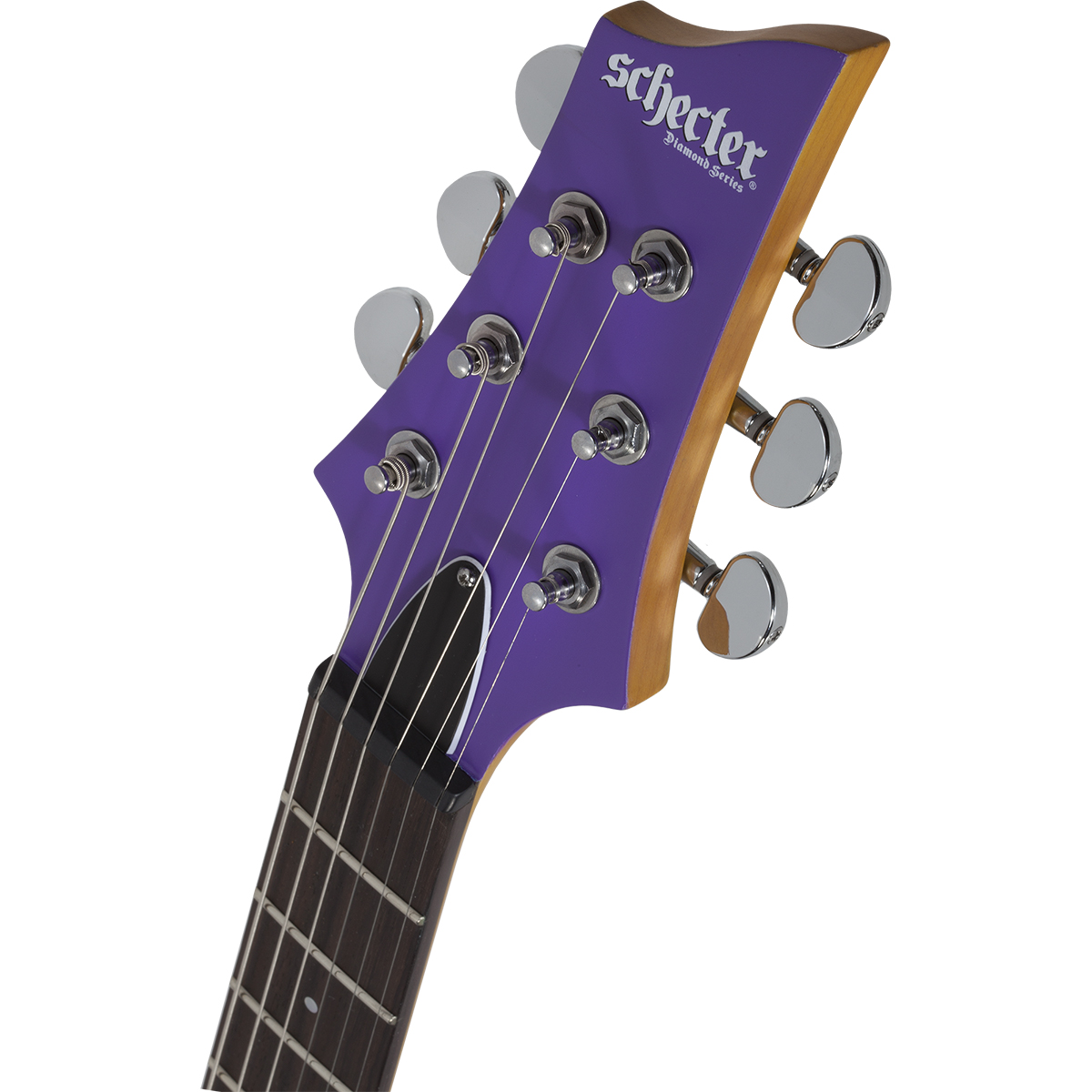 Foto 6 pulgar | Guitarra Eléctrica C-6 Deluxe Schecter Púrpura Satinado