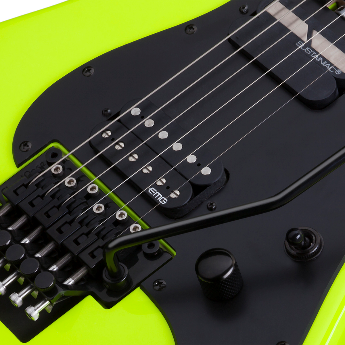 Foto 7 | Guitarra Eléctrica Schecter Verde Sun Valley Super Shredder FR S de Caoba Birch Green con Diapasón de Ébano