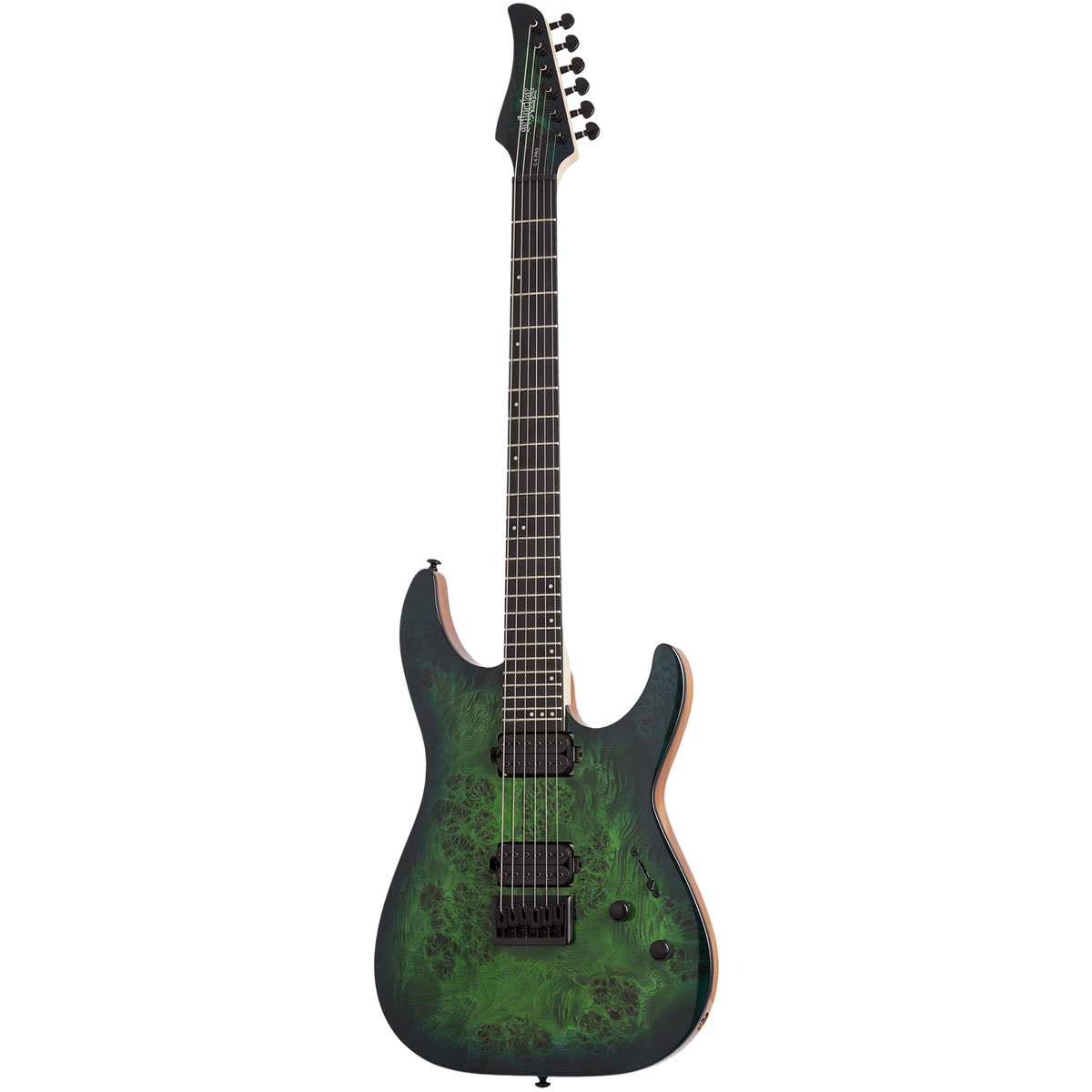 Foto 2 pulgar | Guitarra Eléctrica Schecter C-6 Pro Verde de Arce Aqua Burst con Diapasón de Wengué