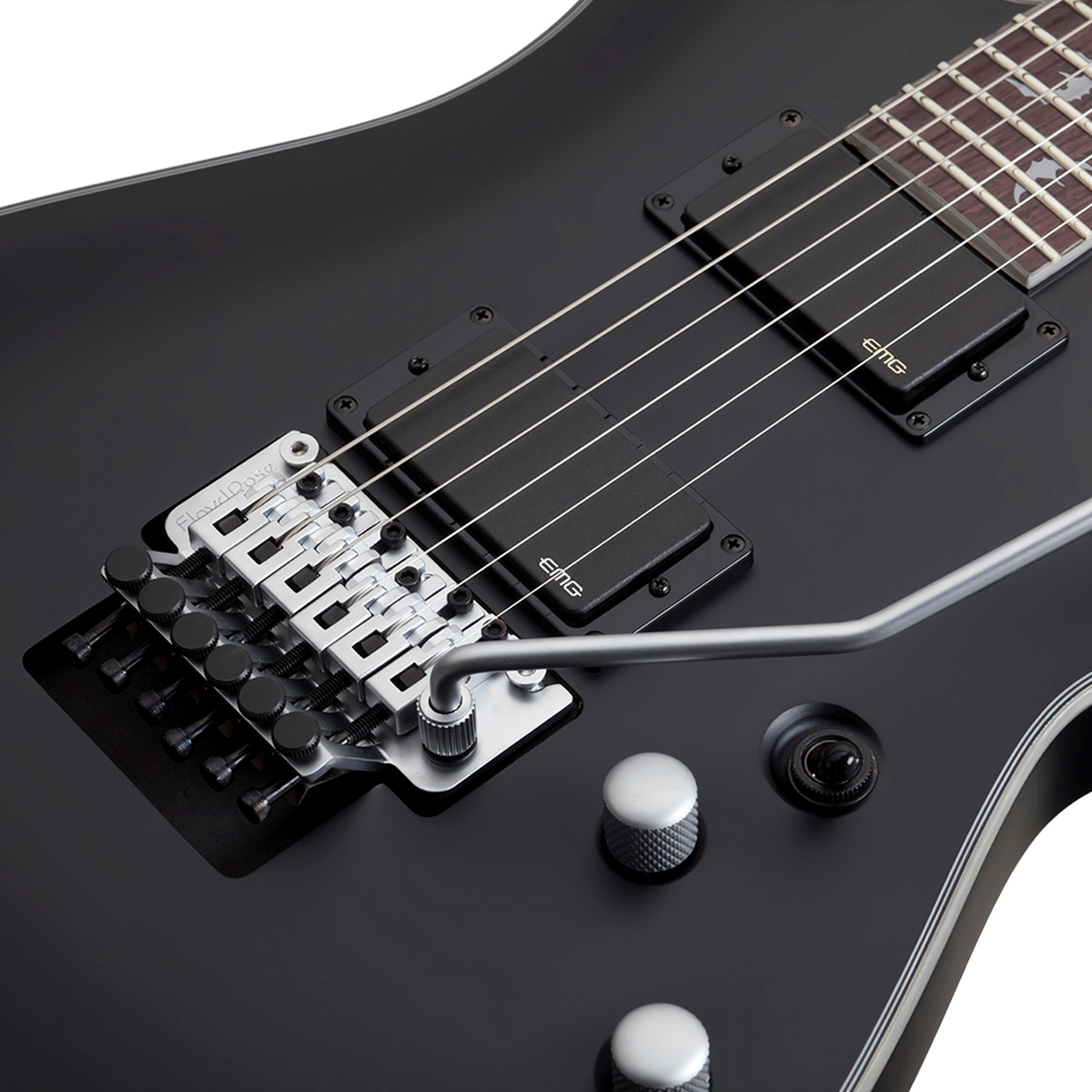 Foto 5 pulgar | Guitarra Eléctrica Schecter Damien Platinum 6 Fr color Negro Satinado con Pastillas Emg 81 / 85