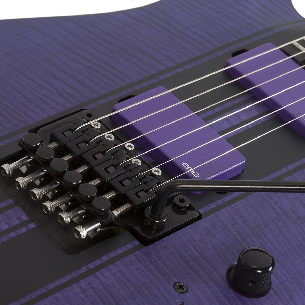 Foto 4 pulgar | Guitarra Eléctrica Schecter Banshee Púrpura GT FR de Caoba Satín con Diapasón de Ébano