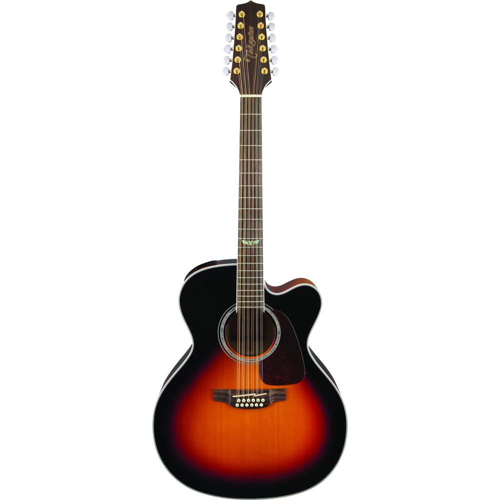 Guitarra Electroacústica Takamine Gj72ce-12 Bsb Color Café De 12 Cuerdas