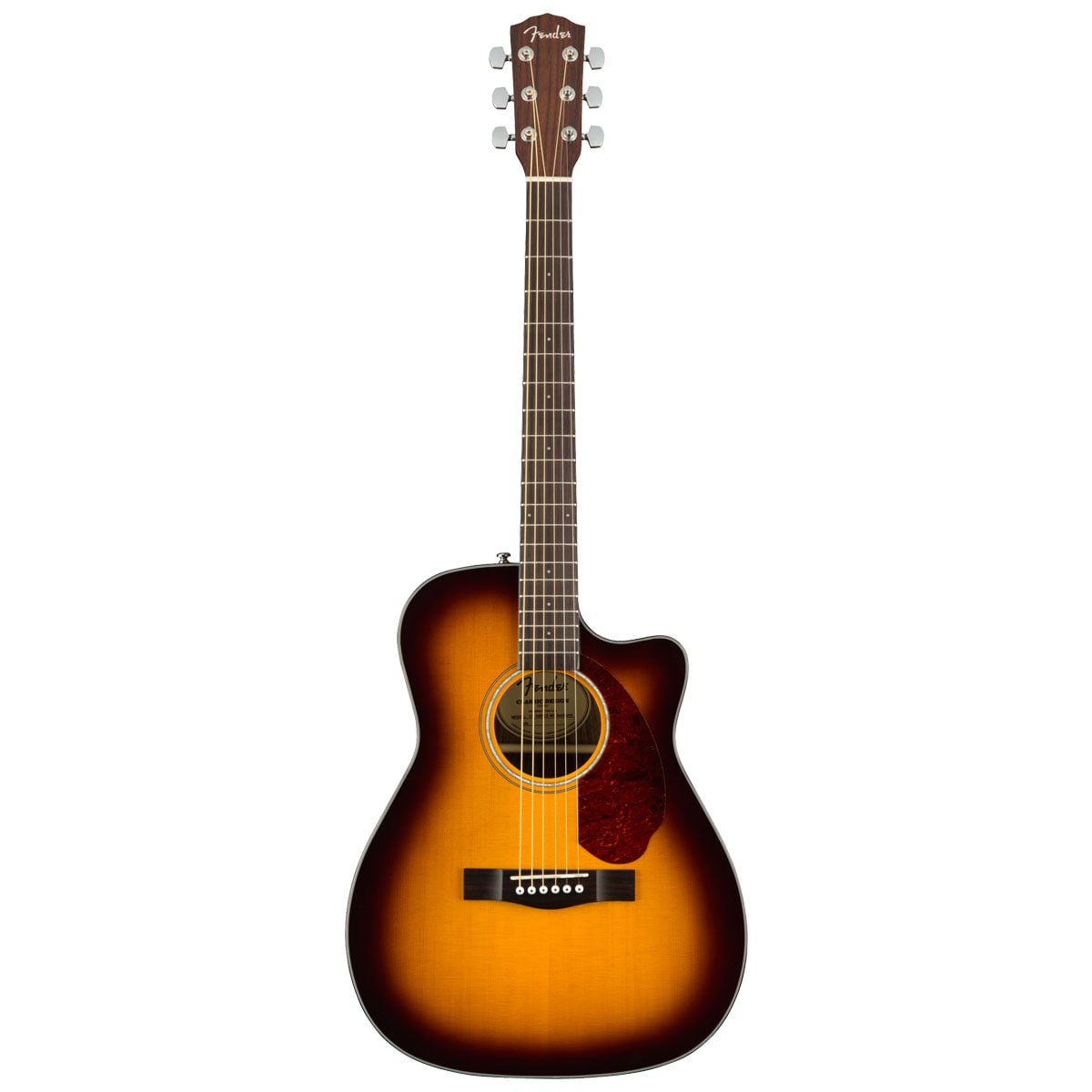 Guitarra Electroacústica Fender Cc-140sce Concert color Marrón $6,749