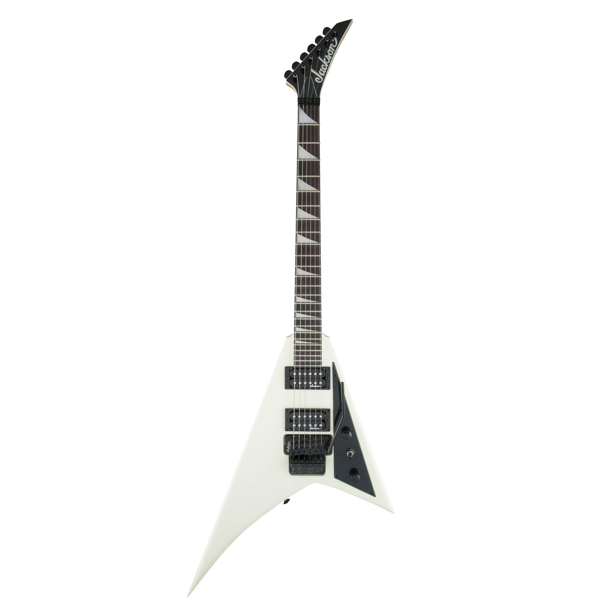 Guitarra Eléctrica Jackson Js Series Rhoads Js32 De Álamo Ivory Brillante Con Diapasón De Amaranto