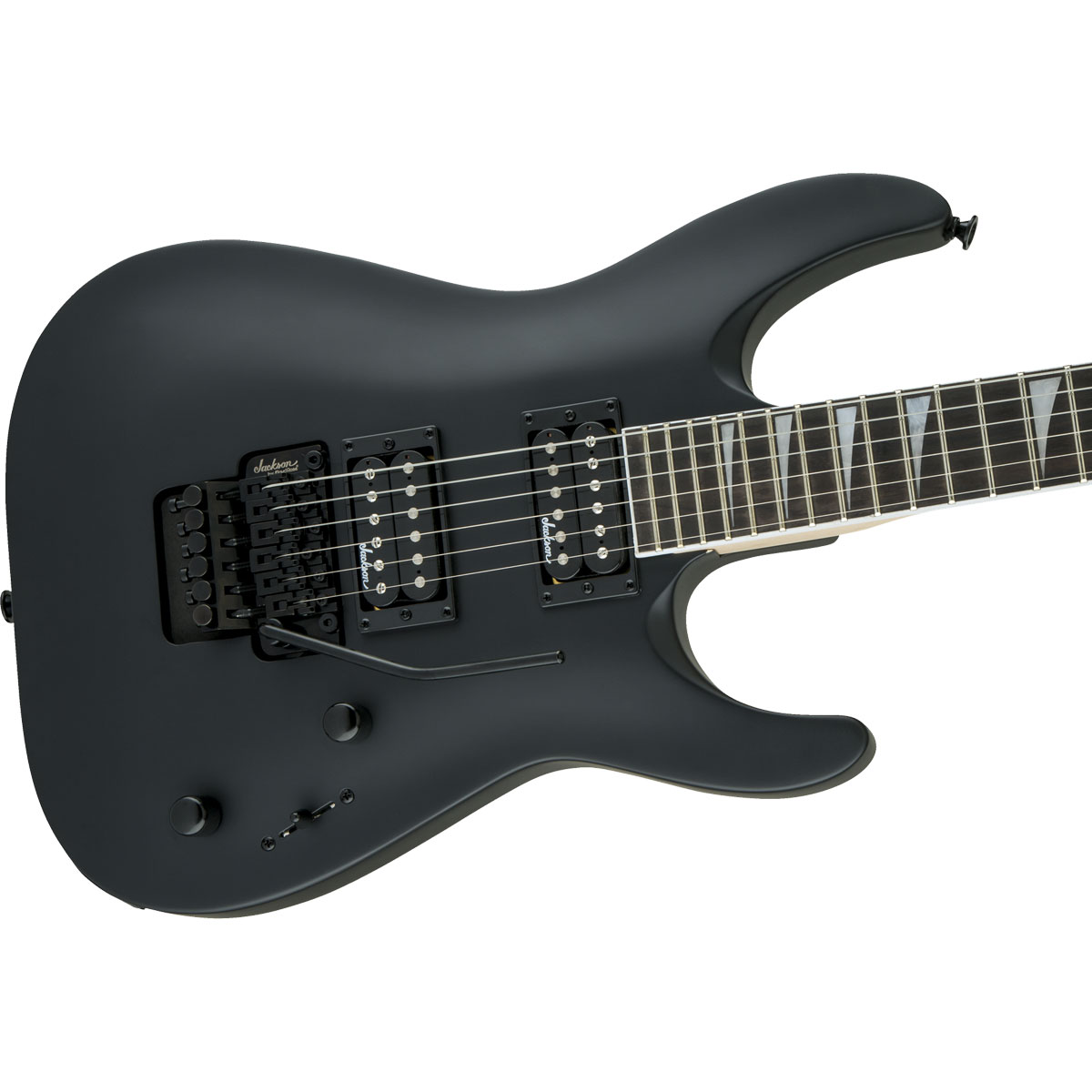 Foto 4 pulgar | Guitarra Eléctrica Jackson JS Series Js32 DKA color Negro Dinky de Álamo Satin Black Brillante con Diapasón de Amarant