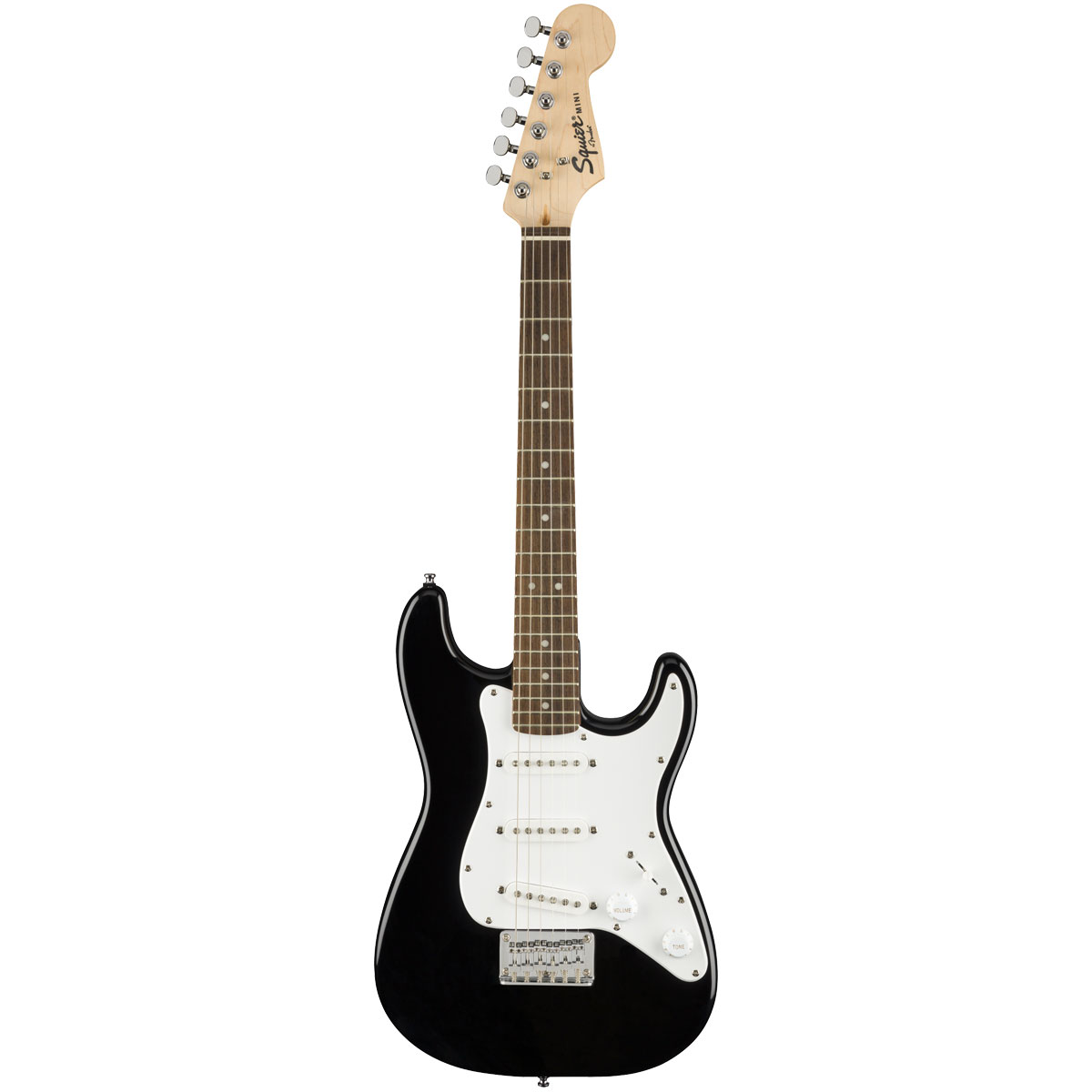 Foto 2 pulgar | Guitarra Eléctrica Infantil Fender Mini color Negro Stratocaster con Diapasón