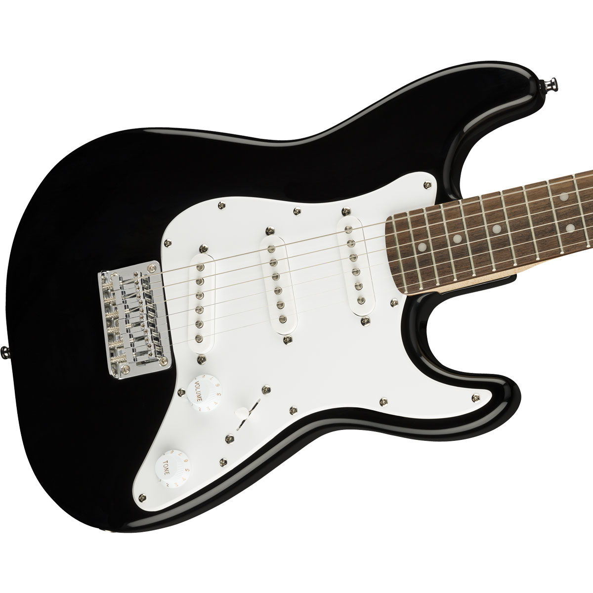 Foto 4 pulgar | Guitarra Eléctrica Infantil Fender Mini color Negro Stratocaster con Diapasón