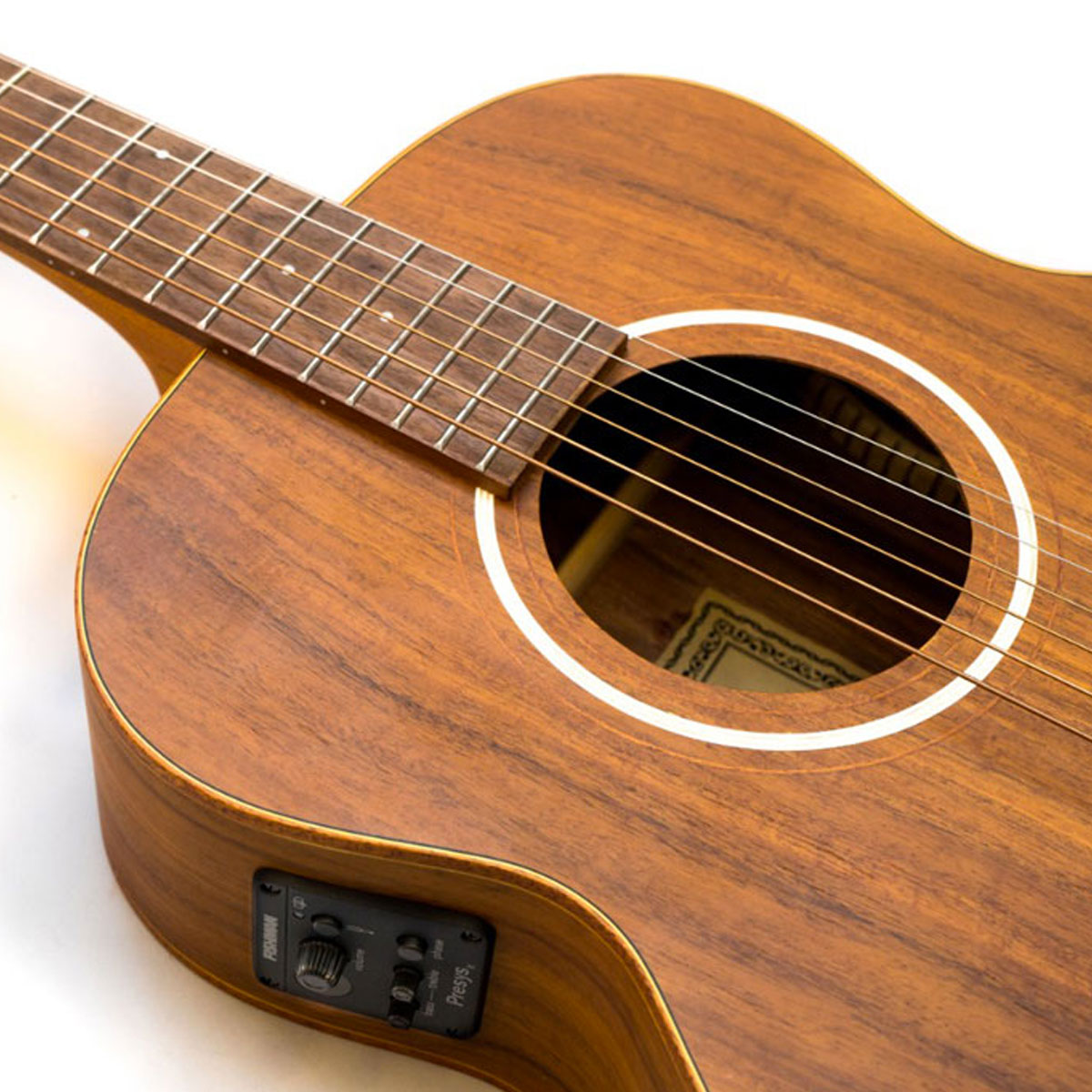 Foto 4 pulgar | Guitarra Electroacústica Bamboo Ga-38-koa-q con Funda