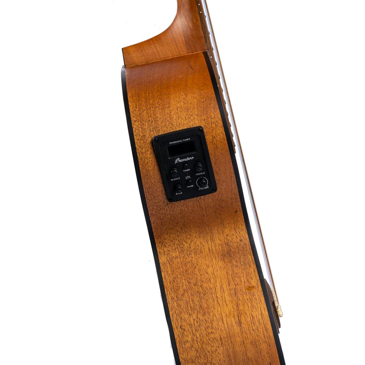 Foto 4 pulgar | Guitarra Electroacústica Bamboo GA-40-MAHOGANY-Q color Marrón de Caoba