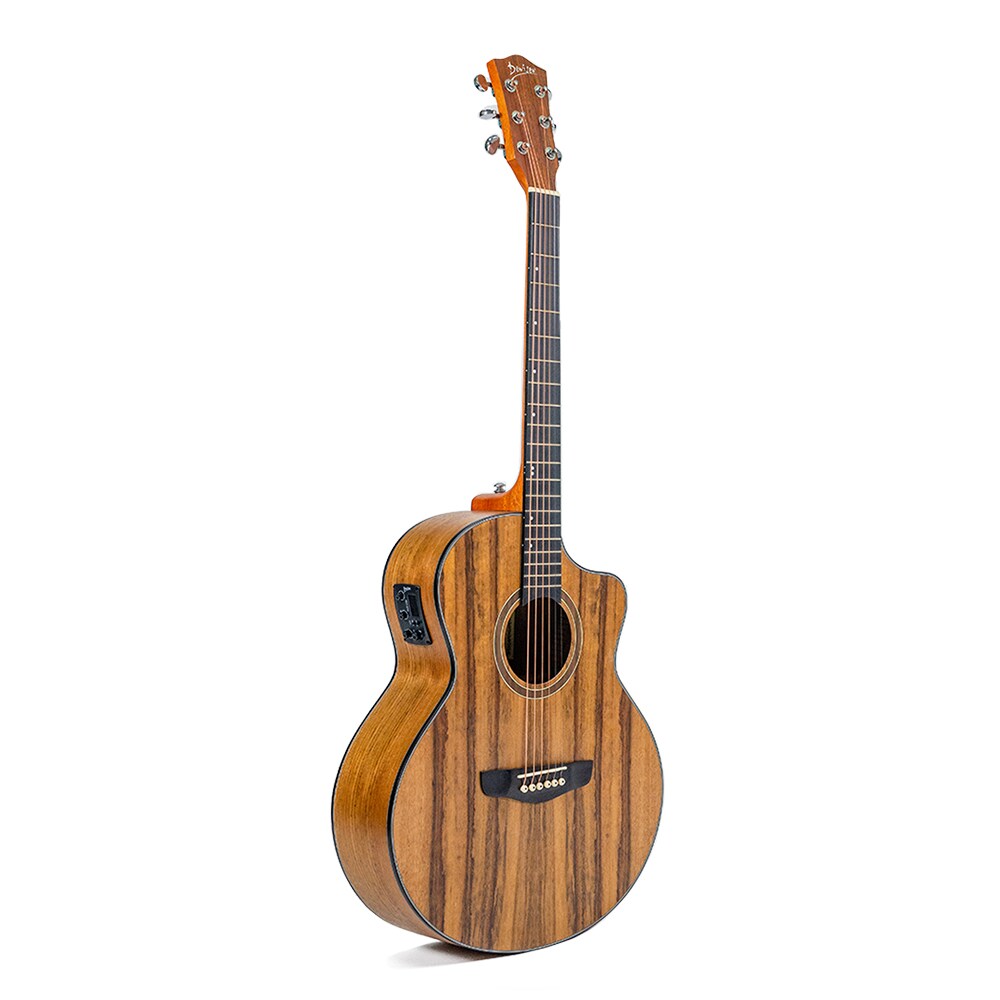 Guitarra Electroacústica Deviser LS-150 KL color Marrón + Funda $4,409