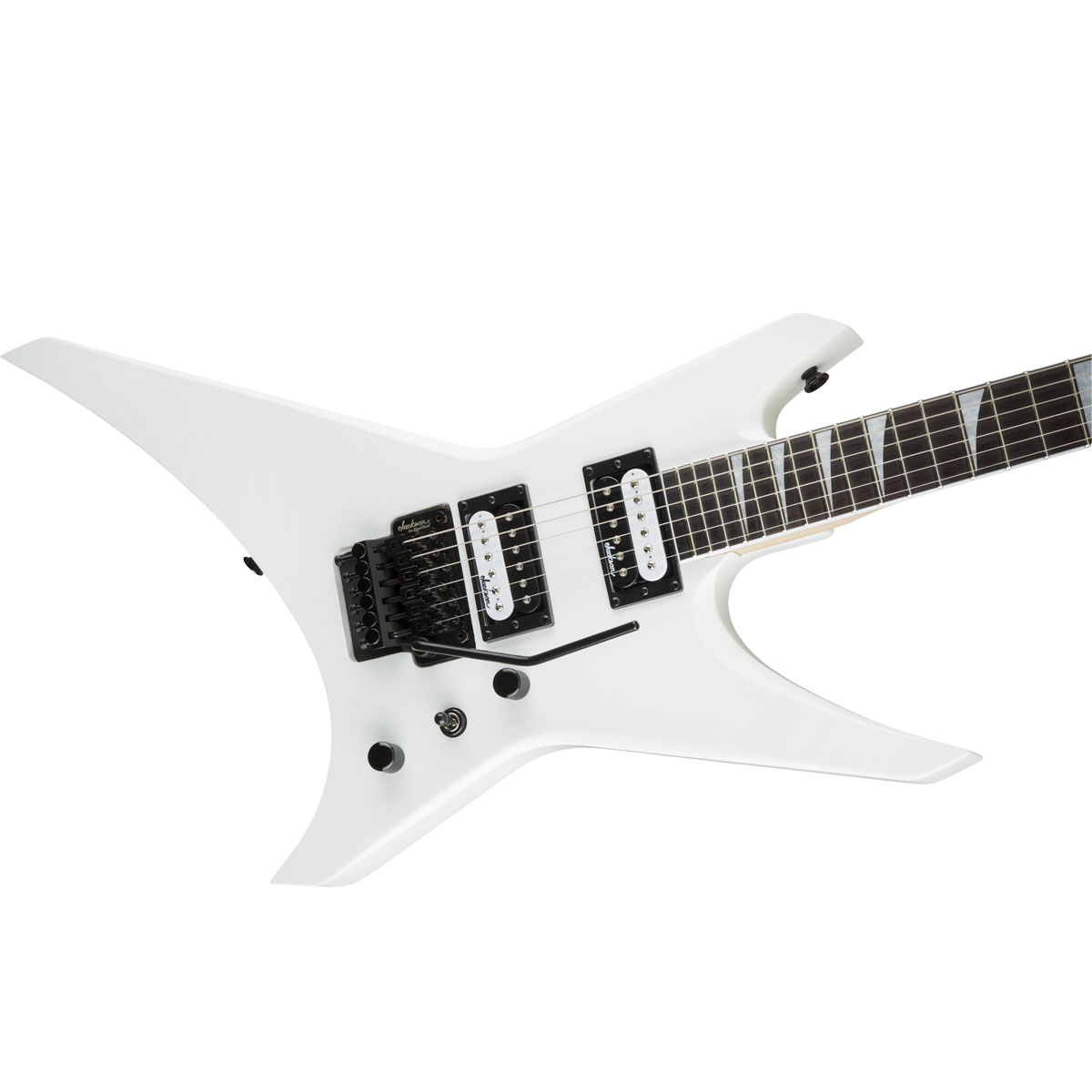 Foto 4 pulgar | Guitarra Eléctrica Jackson JS SERIES JS32 WARRIOR color Blanco de Álamo Brillante con Diapasón de Amaranto