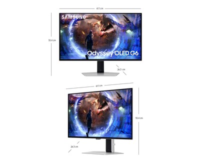 Foto 7 | Monitor Samsung Gamer Mod Ls27dg600slxzx Oled G6 360hz