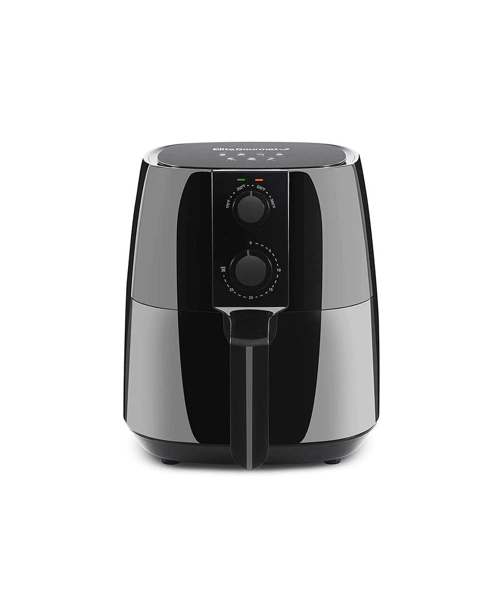 Freidora Eléctrica De Aire De 3.7 Litros Elite Gourmet Eaf4617 Negra