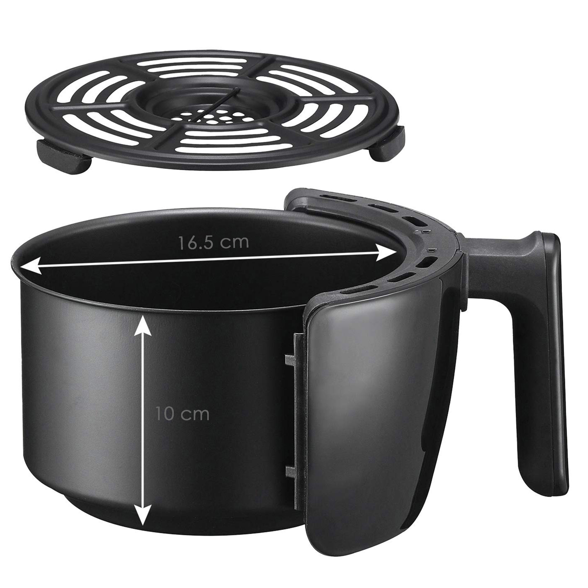 Foto 4 | Freidora Digital De Aire 1.8 Lt Elite Gourmet Eaf2612d Negra