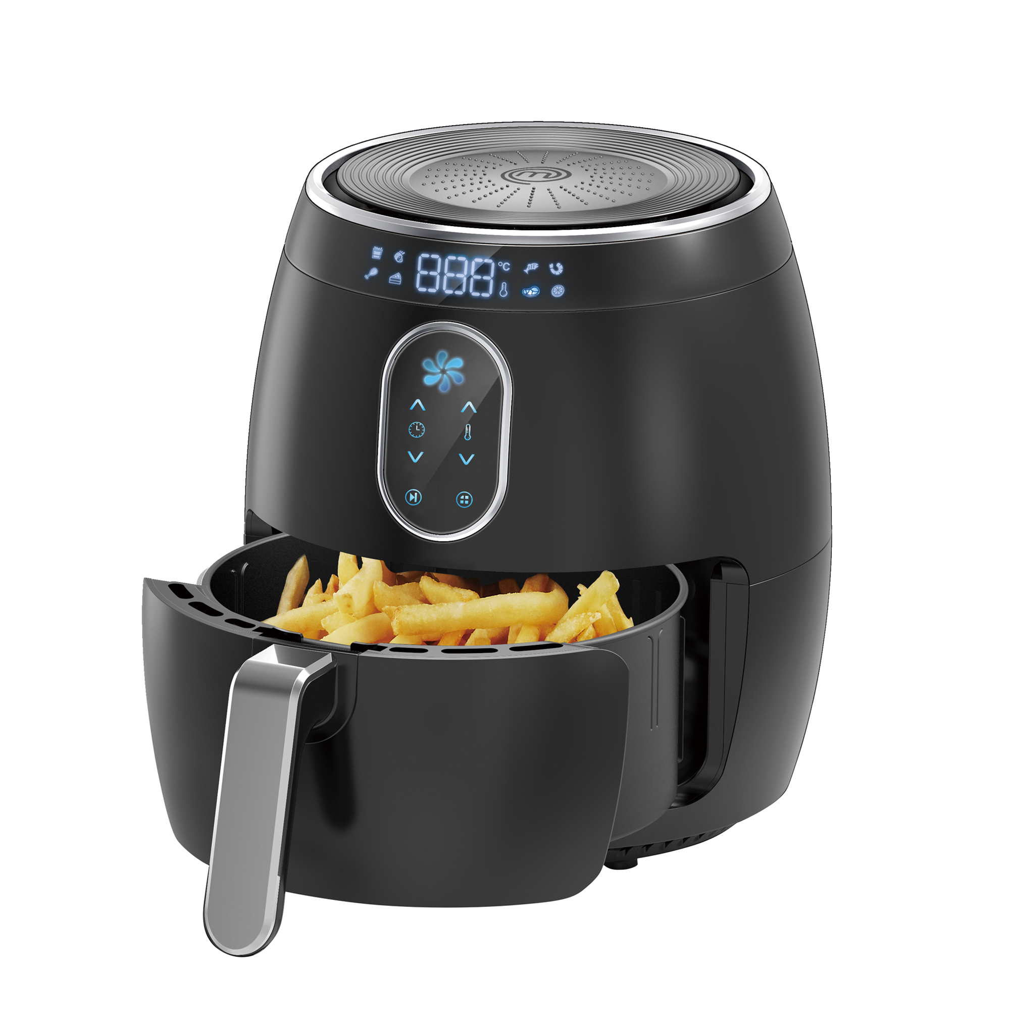 Foto 2 pulgar | Freidora de Aire Master Chef Compact-fry 3.8l Touch color Negro