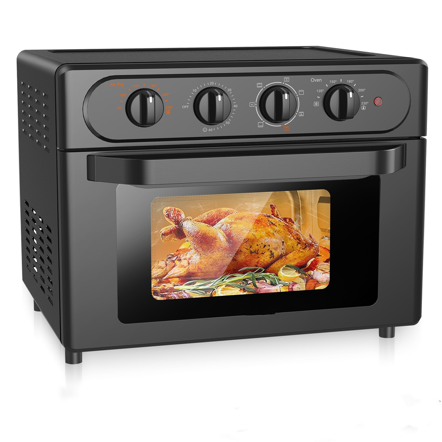 Foto 2 pulgar | Freidor de Aire más Horno Sangkee K100068T color Negro de 23 L con 2 Modos