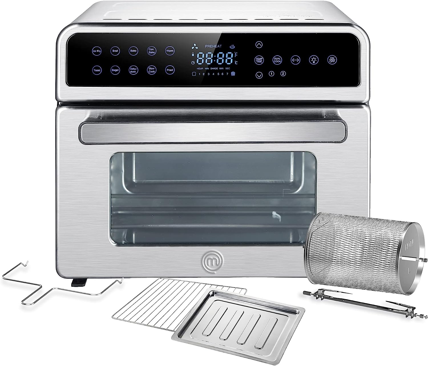 Foto 5 pulgar | Horno Freidora de Aire Masterchef Smart-cook 20l Touch Acero