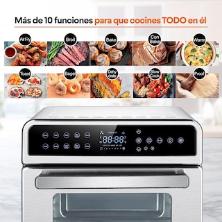 Foto 5 | Horno Freidora de Aire Masterchef Smart-cook 20l Touch Acero