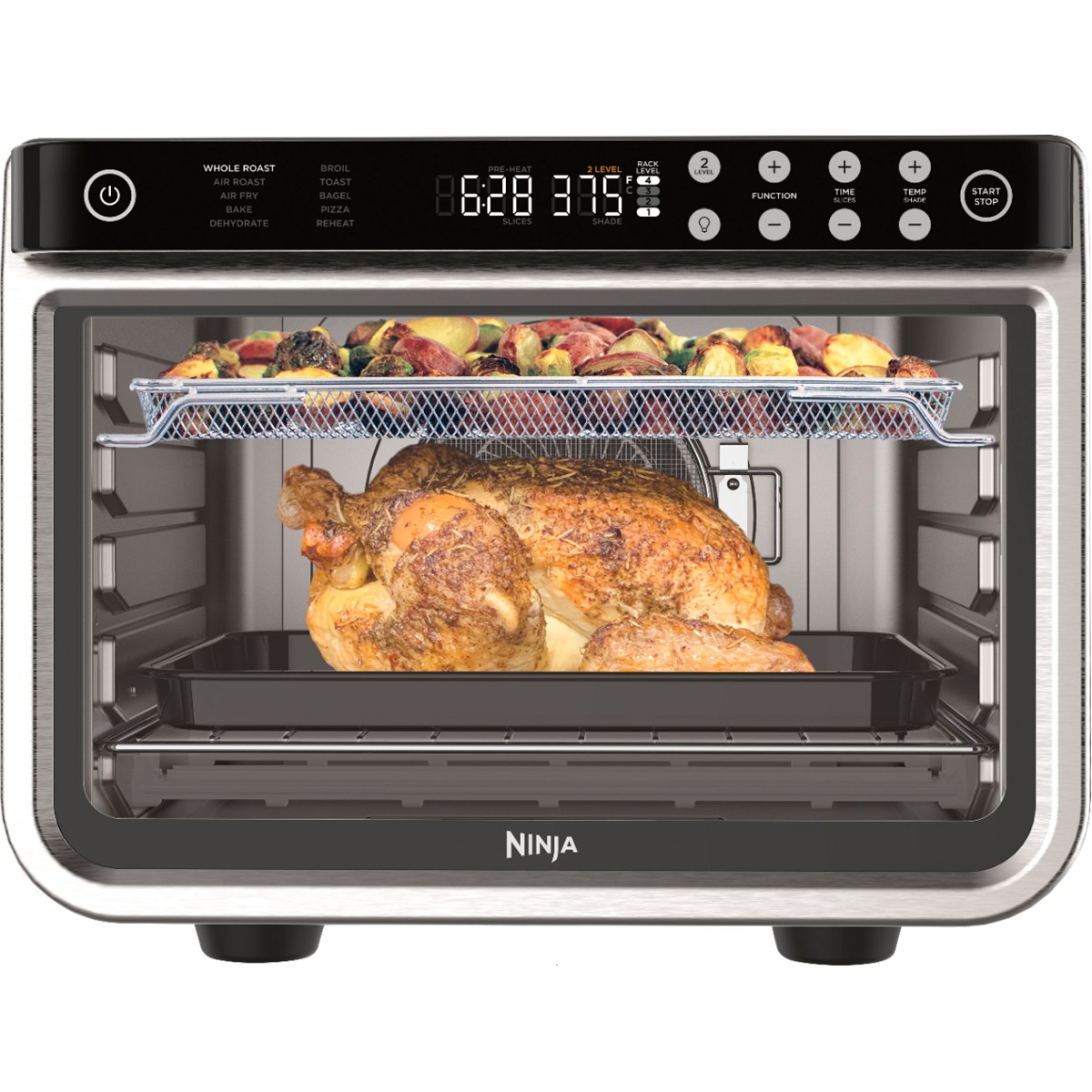 Foto 3 pulgar | Horno Freir Ninja Foodi 10 En 1 Pro Air Digital 1800V DT201