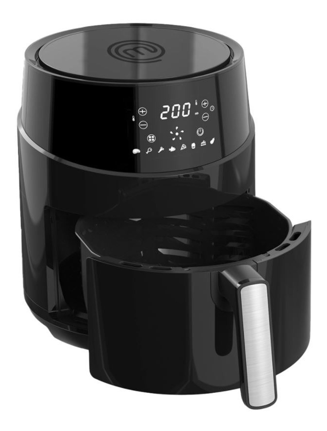 Foto 2 pulgar | Freidora De Aire Light Fry 5l Touch Negro Masterchef