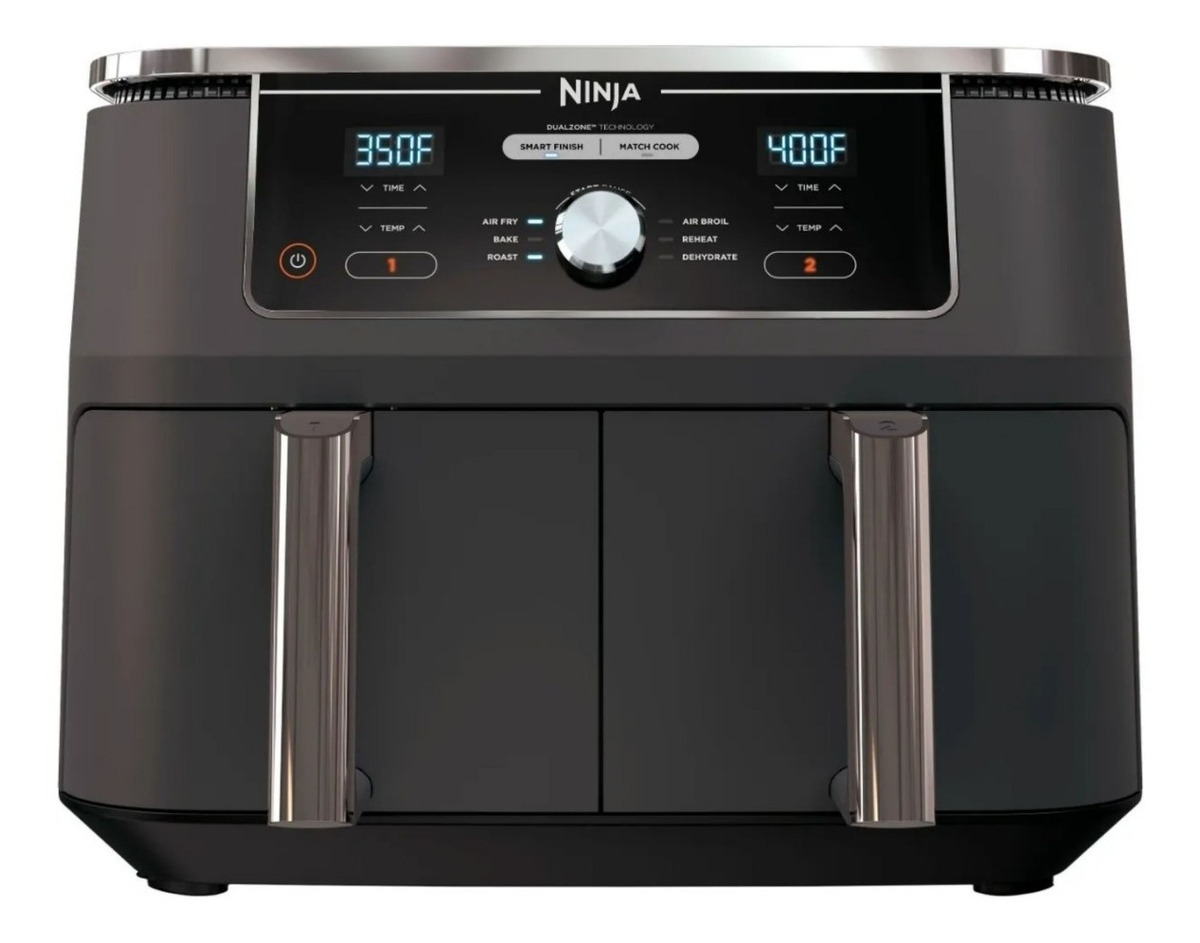 Foto 2 pulgar | Freidora De Aire Ninja Foodi 6 En 1 10 Qt Dualzone Negro Xxl