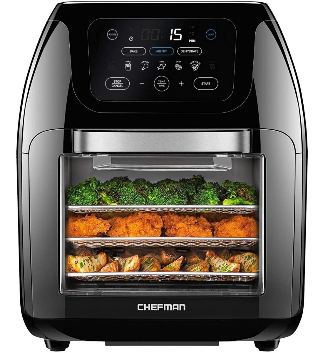 Chefman Freidora De Aire Digital 10 Lts Deshidratador Horno