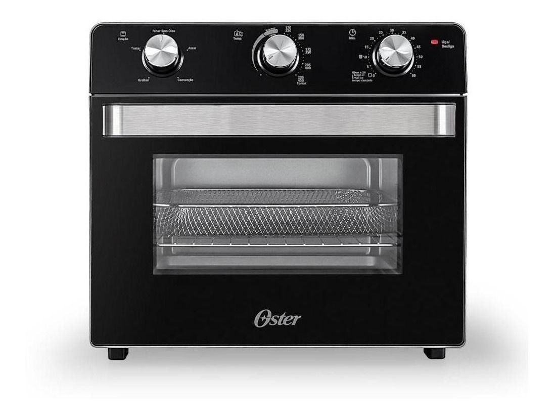 Foto 2 pulgar | Horno Eléctrico Y Freidora De Aire Oster 22l Negro 127v