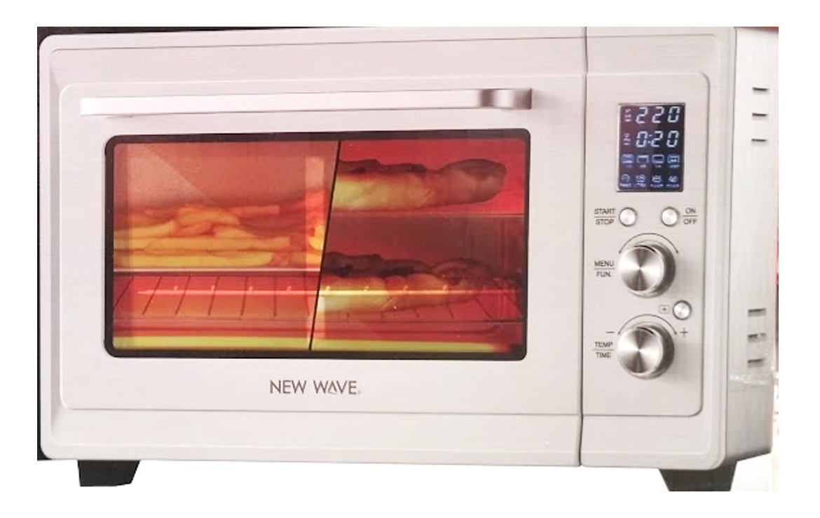 Freidora De Aire Y Horno Tostador New Wave