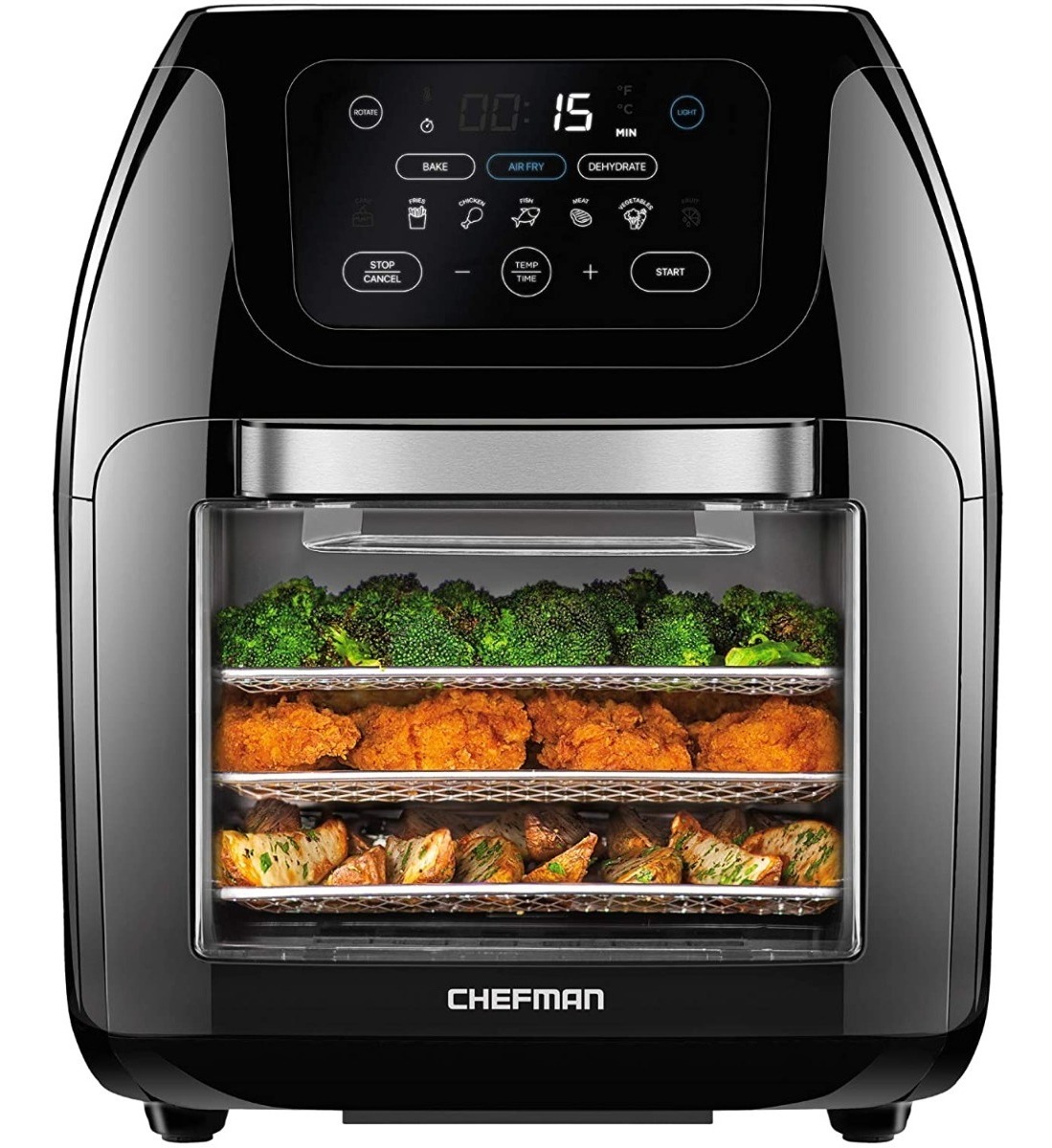 Chefman Horno Freidora De Aire De 10 Litros Digital 10 Lts