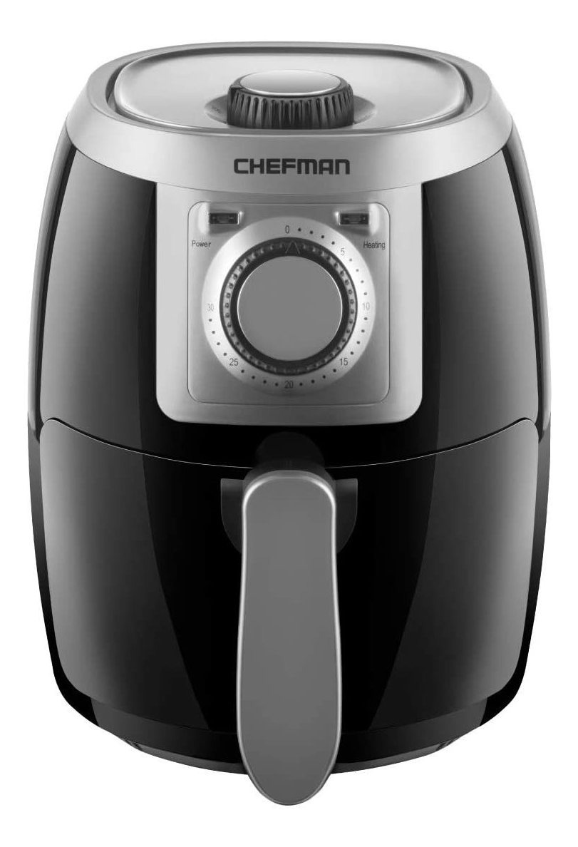 Freidora De Aire Chefman Negra 120 V 2l Cocinar Sin Aceite