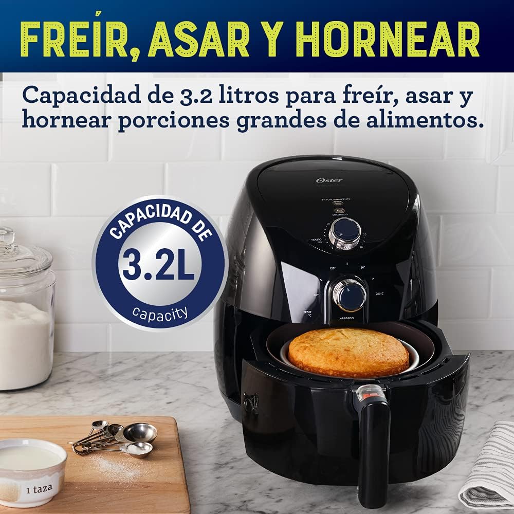 Foto 5 pulgar | Freidora Aire Oster CKSTAF7601 color Negro 3.2 Litros 120w