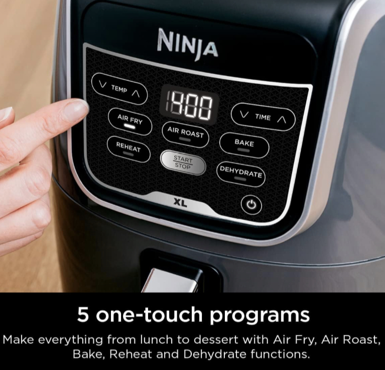 Foto 4 pulgar | Ninja Af150amz Air Fryer Xl, 5.5 Qt. Capacity That Can Air Fry, Air Roast, Bake, Reheat & Dehydrate, With Dishwa