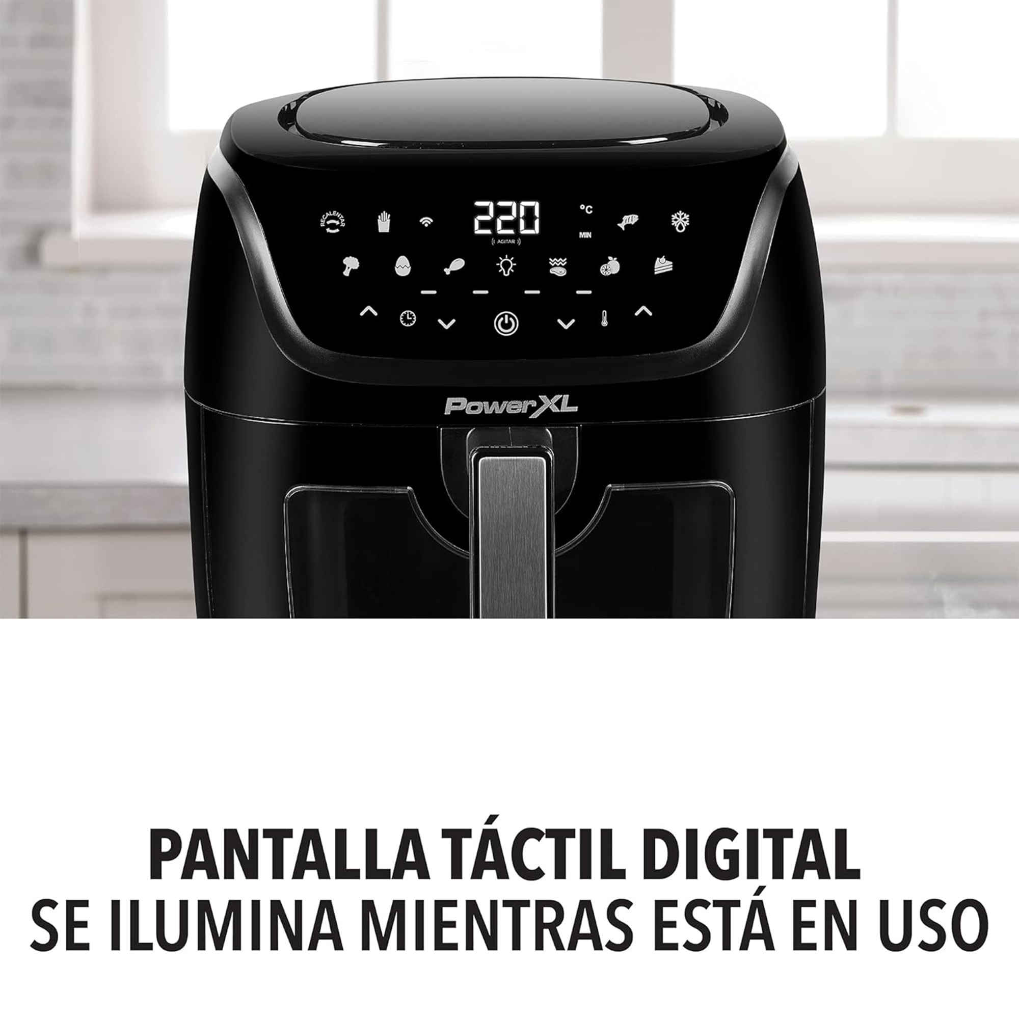 Foto 2 | Freidora de Aire Black+Decker Power XL 5.7 L Negro Tecnología Wifi