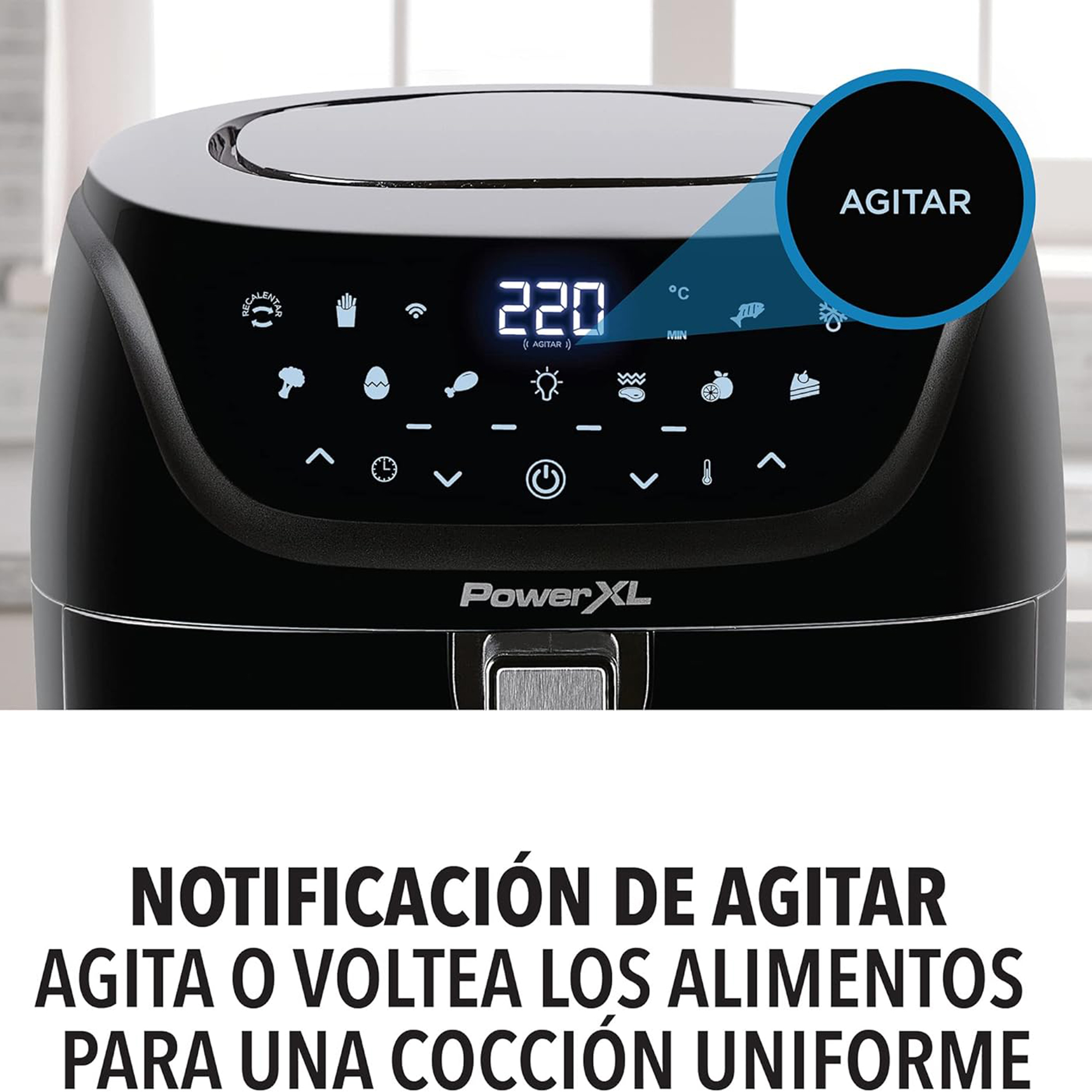 Foto 4 pulgar | Freidora de Aire Black+Decker Power XL 5.7 L Negro Tecnología Wifi