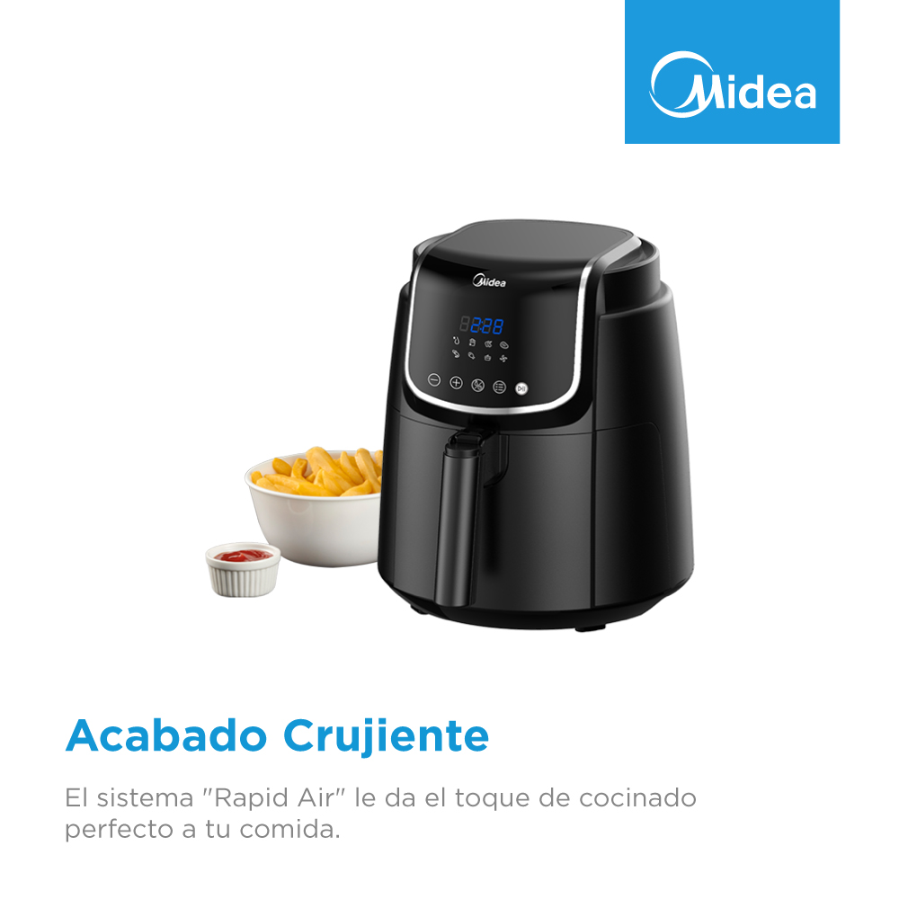 Foto 6 pulgar | Freidora de Aire Midea Digital Inner Chef 4l