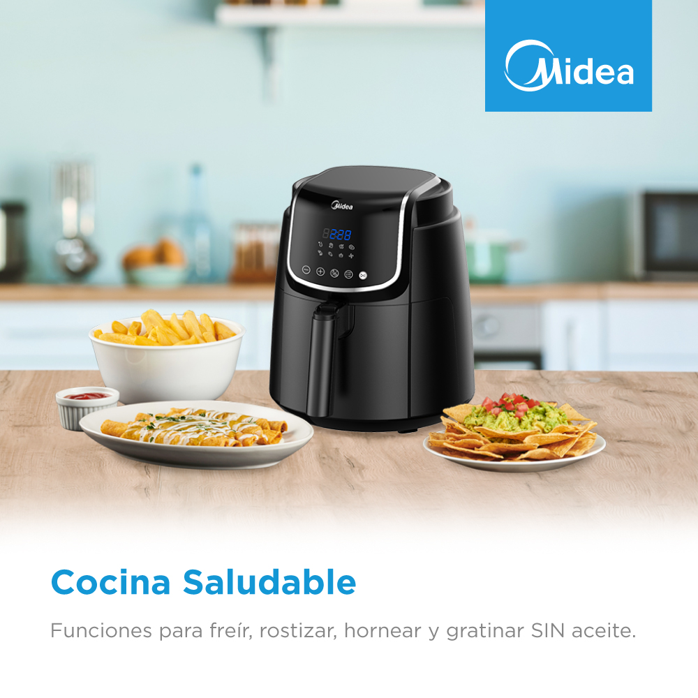 Foto 7 pulgar | Freidora de Aire Midea Digital Inner Chef 4l