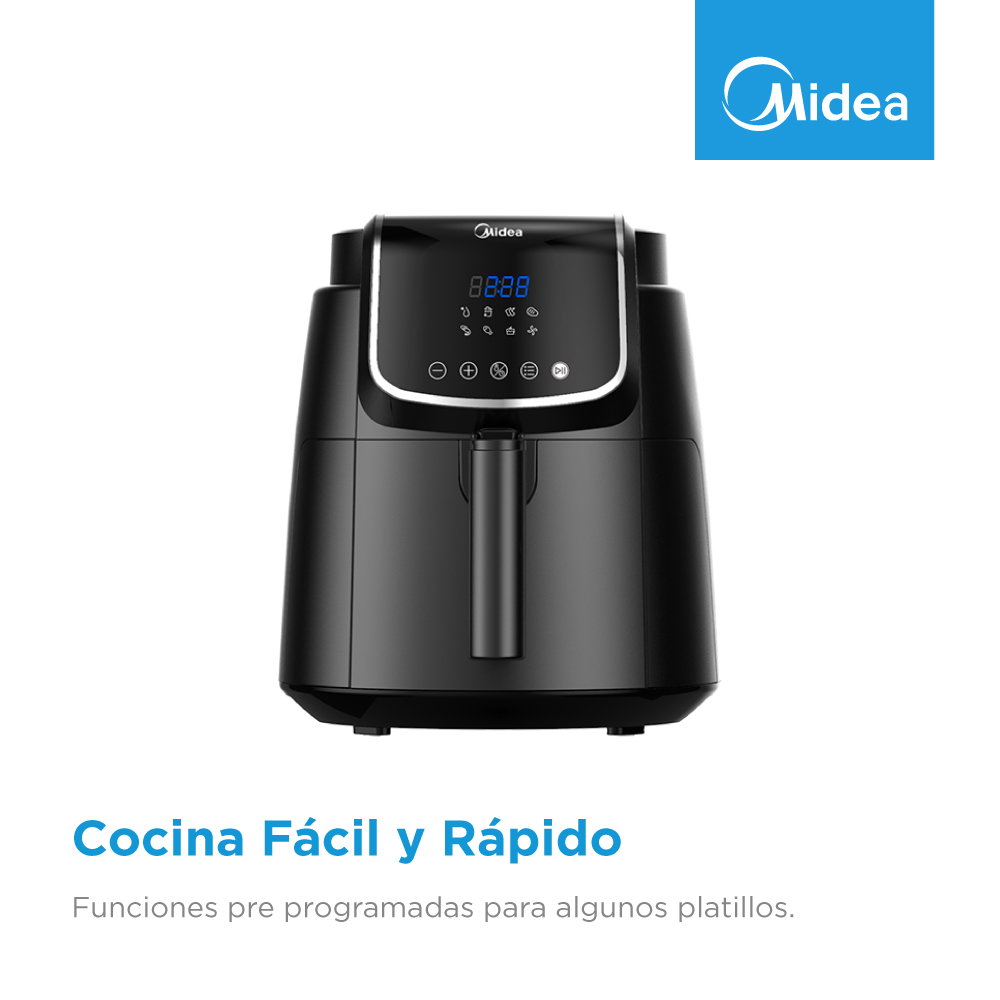 Foto 8 pulgar | Freidora de Aire Midea Digital Inner Chef 4l