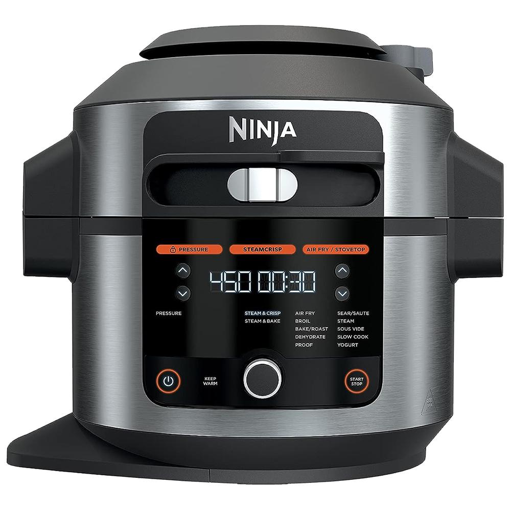 Freidora Vapor Ninja Foodi Ol500 Tapa Inteligente 6.5 L Gris