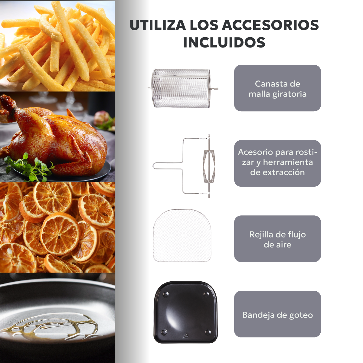 Foto 6 | Freidora de Aire Ola Casa 12l