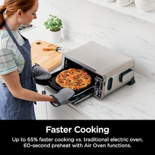 Foto 3 | Horno de Sobremesa Ninja Sp351 Foodi Smart 13 en 1 1800 W Plateado - Venta Internacional
