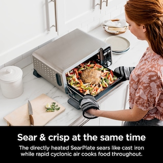 Foto 6 | Horno de Sobremesa Ninja Sp351 Foodi Smart 13 en 1 1800 W Plateado - Venta Internacional