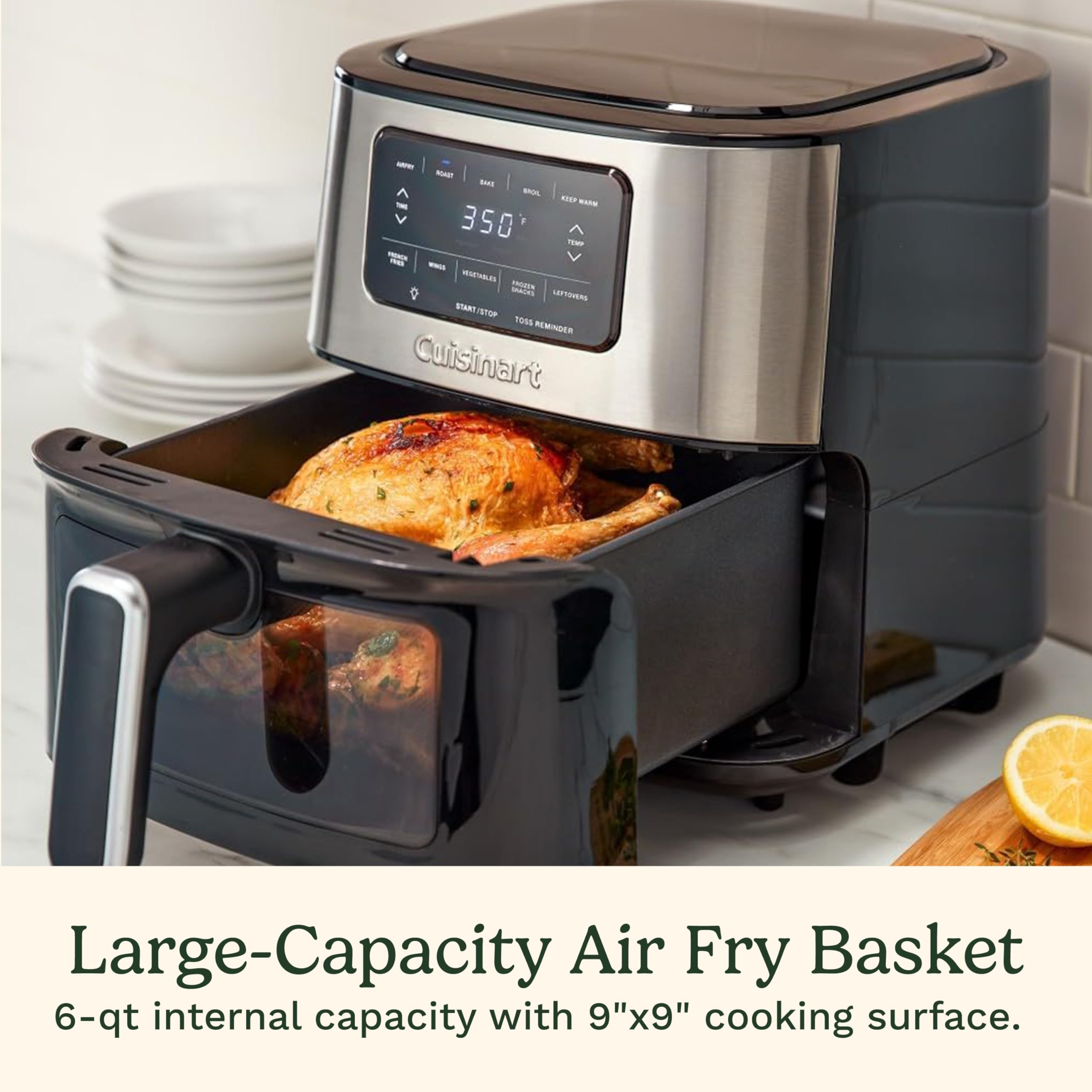 Foto 5 pulgar | Horno Air Freyer Cuisinart  6 l con 5 Ajustes Preestablecidos - Venta Internacional