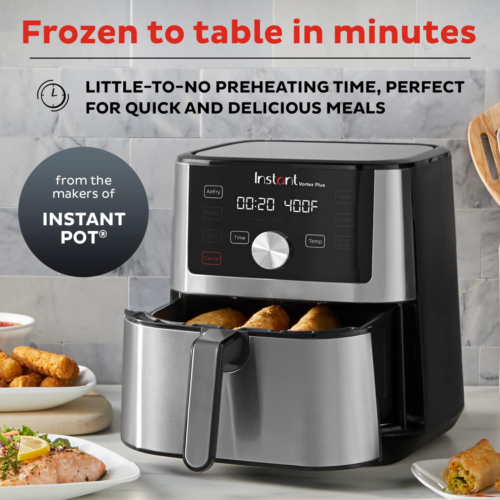 Foto 8 pulgar | Freidora de Aire Instant Pot Vortex Plus 6QT XL 6 en 1 - Venta Internacional