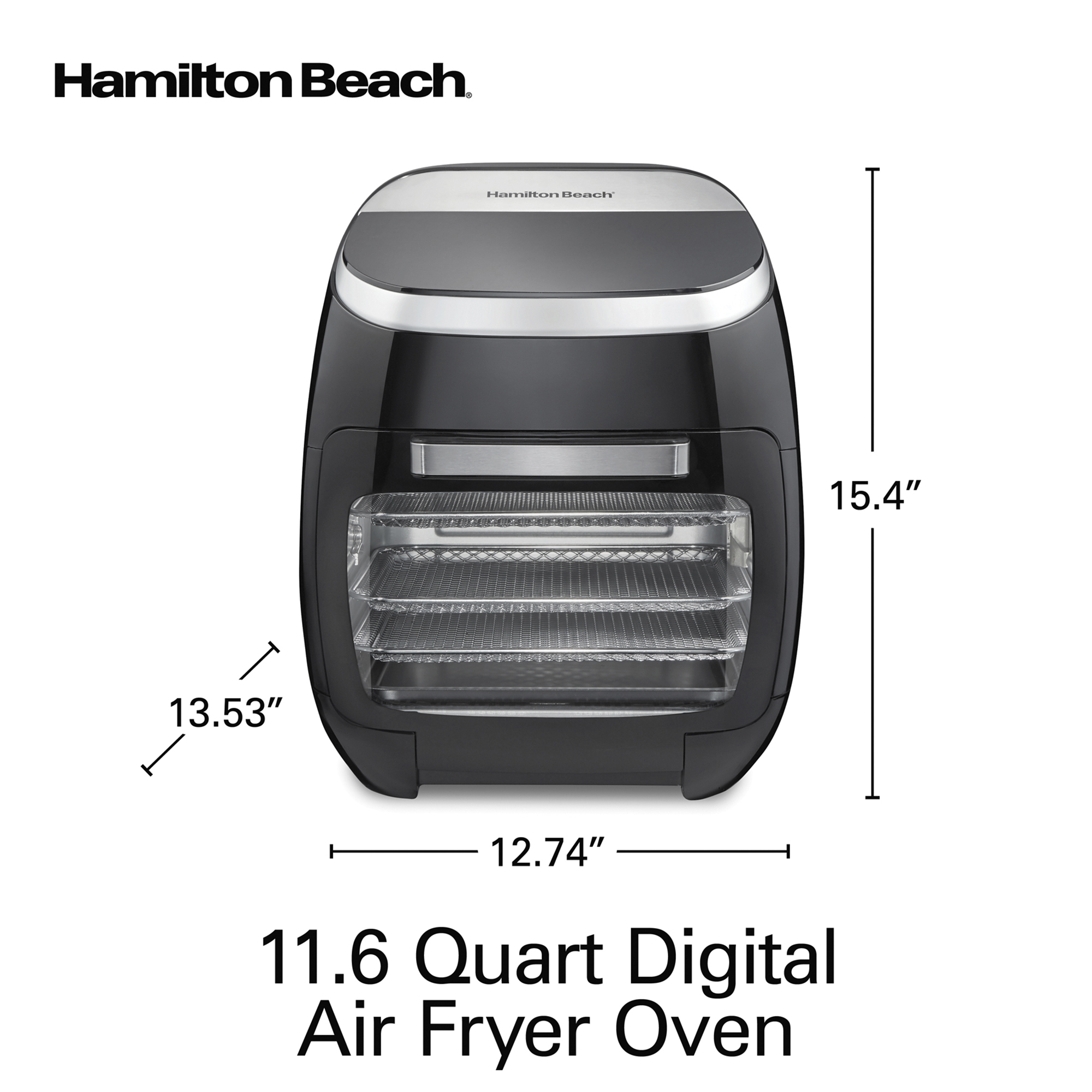 Foto 4 | Freidora de Aire Hamilton Beach Digital de 11 L