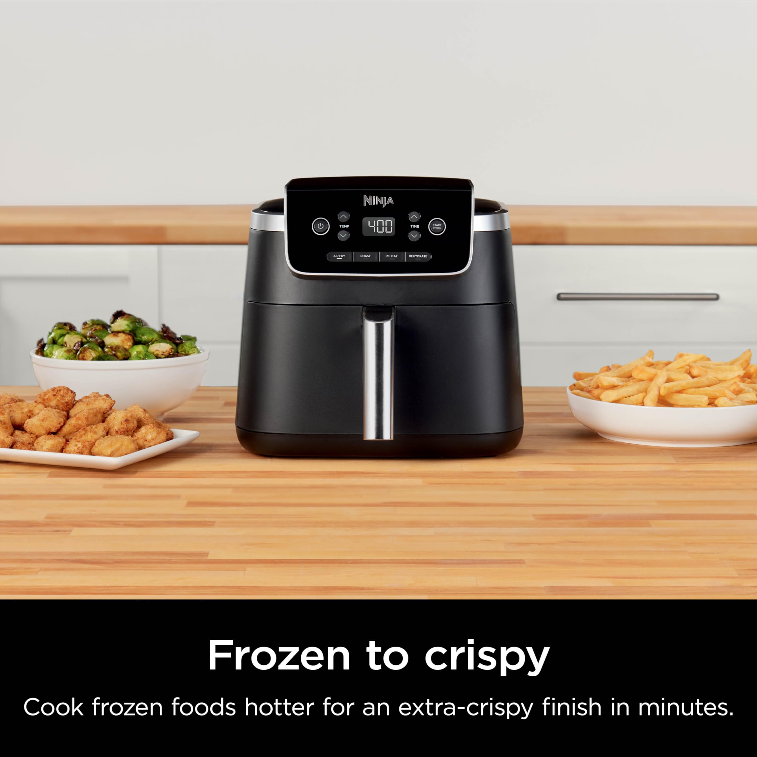 Foto 7 pulgar | Air Fryer Ninja Air Fryer Pro 4 en 1.5 l Gris Af141 - Venta Internacional